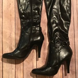 Dana Buchman tall black boots 7.5
